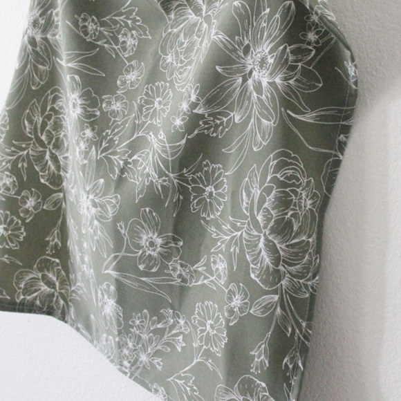 NWT Handmade Floral 18” x 18” Hair Scarf main image 4